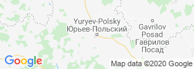 Yur'yev Pol'skiy map